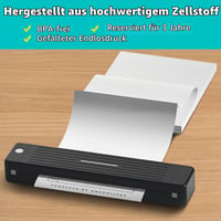 Hârtie termică Bafumiu A4, 100 coli, fără BPA, cu uscare rapidă, pliabilă, pentru imprimante termice, ideală pentru documente, pagini web și fotografii 4