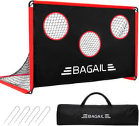 BAGAIL 2 az 1-ben focicél céltáblával és hordtáskával - 180x120 cm 1