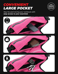 BAGAIL állítható súlymellény erősítő edzéshez levehető vas homokzsákokkal, pink fekete, férfiaknak és nőknek, állítható mellméret, aerobikho 5