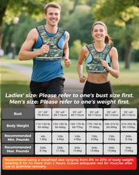 BAGAIL Nastaviteľná záťažová vesta na silový tréning, vymeniteľné vrecká s pieskom, nastaviteľný obvod hrudníka, fitness vesta pre mužov a ženy na cvičenie a aerobik 8