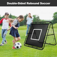 BAGAIL Dupla Oldalas Rebounder Hálóval, Állítható Szögek, 120x120 cm 7