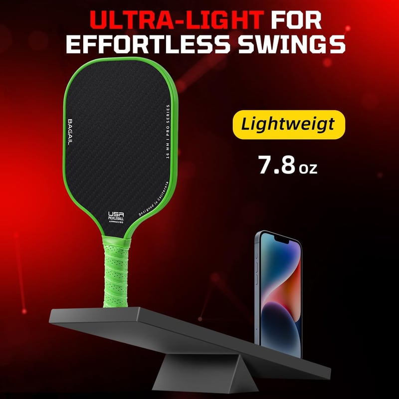 BAGAIL Pickleball Ütő Szett Könnyű Sokk Csillapítás Kezdőknek Felnőtteknek