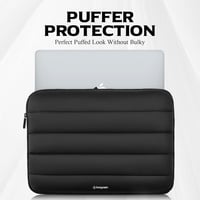 Bagasin 15-16 Hüvelyk Laptop Táska Vízálló 4 Rétegű Védelemmel MacBook HP Dell Lenovo Asus Notebookhoz - 15 - 16, black 8