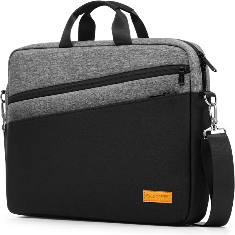bagasin 17 hüvelykes laptop táska vízálló expandálható válltáska
