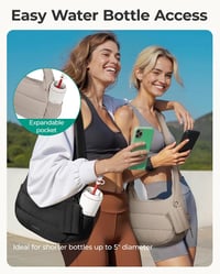 Geantă de umăr hobo pufos pentru femei bagsmart cu portofel mic, geantă de mână ușoară tip crossbody 8