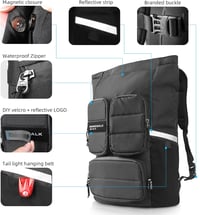 BAIGIO 25L Vízálló Kerékpár Hátizsák Csomagtartóra Laptop Táska Válltáska 4