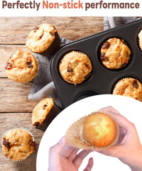 Bake Choice muffin papírforma natúr, zsírálló pergamen - 200 db 2