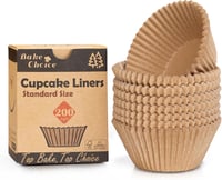 Bake Choice muffin papírforma natúr, zsírálló pergamen - 200 db 1