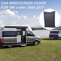 BAKENLON Szélvédő Takaró VW Crafter 2006-2017 - Vízálló Hővédő Szélvédőponyva, Jég, Hó és Por Ellen, 600D Anyagból, Fekete 2
