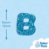 Baker Ross EX594 Trblietavé penové nálepky s písmenami – 850 ks, 1–1,5 cm, rôzne farby, dekorácie na tvorenie 3