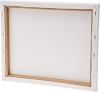 Baker Ross Fehér Festővászon Készlet 25x30cm - 2db Nyújtott Vászon Festéshez 4