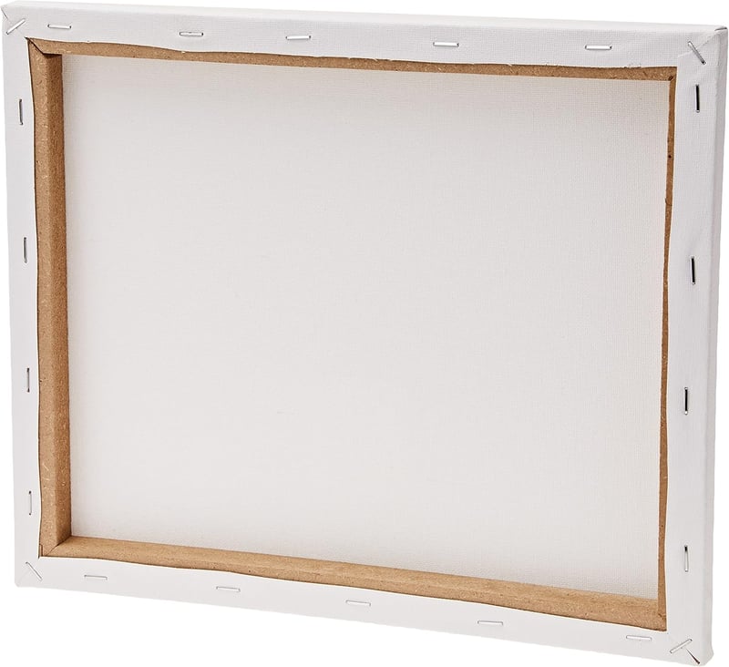 Baker Ross Fehér Festővászon Készlet 25x30cm - 2db Nyújtott Vászon Festéshez