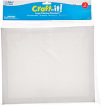 Baker Ross Fehér Festővászon Készlet 25x30cm - 2db Nyújtott Vászon Festéshez 3