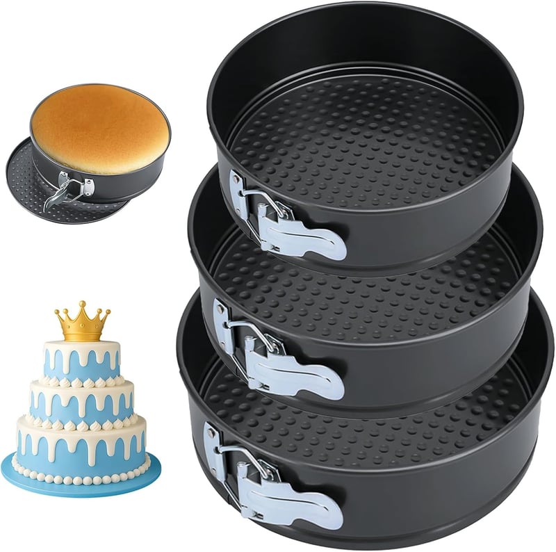 Bakiauli Springform Tortaforma 18-22 cm Teflonbevonatú Kerek Sütőforma - Ø18cm/Ø20cm/Ø22cm