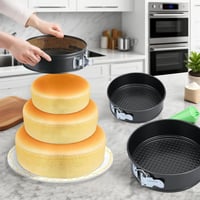 Bakiauli Springform Tortaforma 18-22 cm Teflonbevonatú Kerek Sütőforma - Ø18cm/Ø20cm/Ø22cm 4