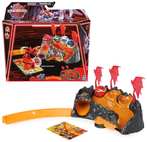 Set de antrenament Bakugan 3.0 Ning S1 Dragon Styles - Acțiune și cărți, multicolor, dimensiune mare, 6 ani+