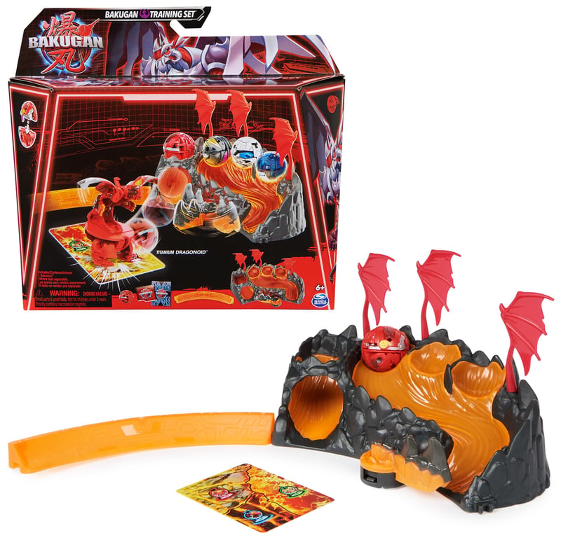 Bakugan 3.0 Ning S1 Edzőkészlet Dragon Styles - Akciófigura és Kártyák, Többszínű, Nagy méret, 6 éves kortól