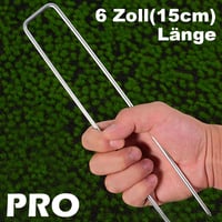 Bakulyor 100 db talajhorgony + 100 db alátét, galvanizált talajcsap 15 cm 8