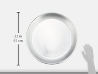 Baldassare Agnelli hliníkový plech na morské plody 3 mm, 50 cm, strieborno-čierny, profesionálny plech na pečenie 5