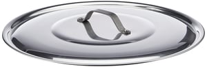 Baldassare Agnelli aluminijski poklopac s ručkom od nehrđajućeg čelika, 34 cm, srebrna/crna