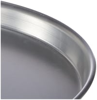 Formă de tort conică din aluminiu Baldassare Agnelli cu margine, diametru 50 cm, Argintiu, Linie de cofetărie și pizza 2