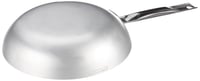 Aluminijska tava Baldassare Agnelli s visokim rubom, debljine 5 mm, s ručkom od nehrđajućeg čelika, srebrna, promjera 28 cm 2