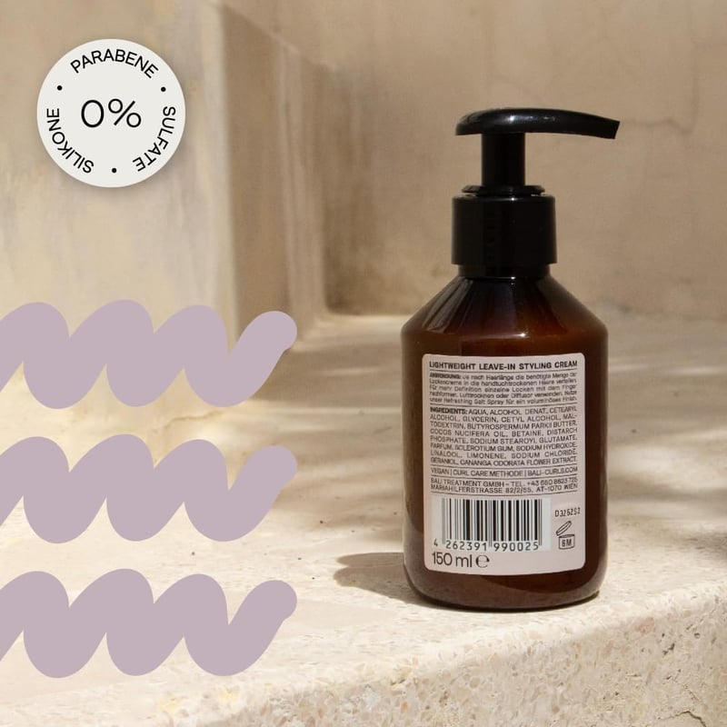 Bali Curls Hidratáló Göndör Hajkrém 6x150ml - Sheavaj, Kókuszolaj és Ylang Ylang - Puha és Formált Fürtökért