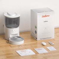 Balimo Automata Macskaeledel Adagoló 3L Rozsdamentes Tállal, Programozható Időzítővel 8