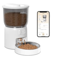 Automatický dávkovač krmiva pre mačky Balimo 3L, Wi-Fi 2,4 GHz, ovládanie cez aplikáciu, 10-sekundový hlasový záznam, 1 – 10 jedál denne, vhodný aj pre psov, biely 1