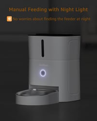 Balimo WiFi automata kisállat etetőgép rozsdamentes tállal, 3 L - fehér 7