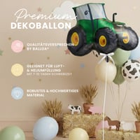 balloa XXL Fóliový balón Traktor Farma pre deti - Héliový balón na narodeniny, párty dekorácia pre chlapcov a dievčatá, 70 cm 2