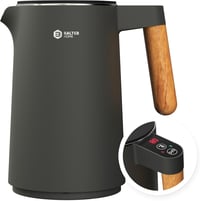 Fierbător de apă BALTER WK-08 cu control al temperaturii 40-100°C, pereți dubli, 1,5L, 2200W - alb 1
