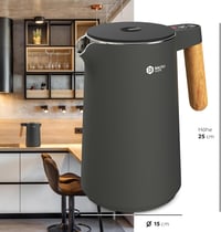 Fierbător de apă BALTER WK-08 cu control al temperaturii 40-100°C, pereți dubli, 1,5L, 2200W - alb 9