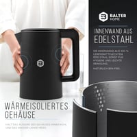 Balter WK-4 Rozsdamentes Elektromos Vízforraló 1.7L Dupla Falú LED Fekete 4