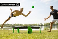 bamball Roundnet szett 3 labdával (1 edző és 2 játéklabda) extra pumpával, erősített keretelemekkel, tornatáskában 5