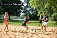 bamball Roundnet set s 3 loptice, pumpom i sportskom torbom - zeleni 2