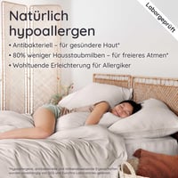 Bambaw 100% bambusz nyári paplanhuzat 240 x 220 cm Sand színben, hipoallergén légáteresztő hűvös ágynemű huzat 6