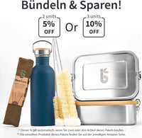 Bambaw Rozsdamentes Acél Kulacs 750ml - Szivárgásmentes Kék Ivópalack, BPA-mentes Fém Vizes Palack, Nem Hőszigetelt Azúrkék Kulacs - Azure Blue 7