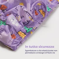 Opakovane použiteľná plavecká plienka Bambino Mio pre bábätká a batoľatá, farba Mild Melon, veľkosť M (6–12 mesiacov), pre chlapcov aj dievčatá 4