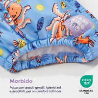 Opakovane použiteľná plavecká plienka Bambino Mio pre bábätká a batoľatá, farba Mild Melon, veľkosť M (6–12 mesiacov), pre chlapcov aj dievčatá 2