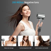 BAMCOO ionizáló hajszárító HD érintőkijelzővel, 1500 W - szürke 3