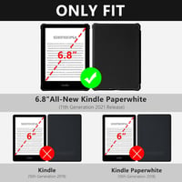 BAMCOO Kindle tok 6,8 hüvelykes fekete védőtok 3