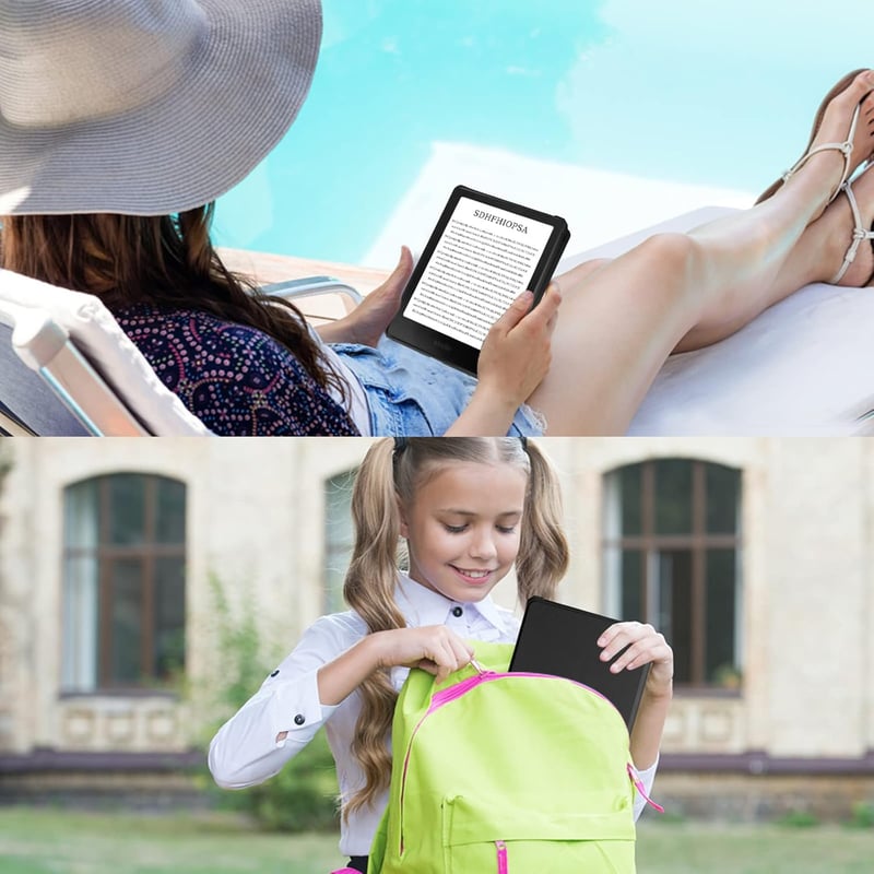 BAMCOO Kindle tok 6,8 hüvelykes fekete védőtok
