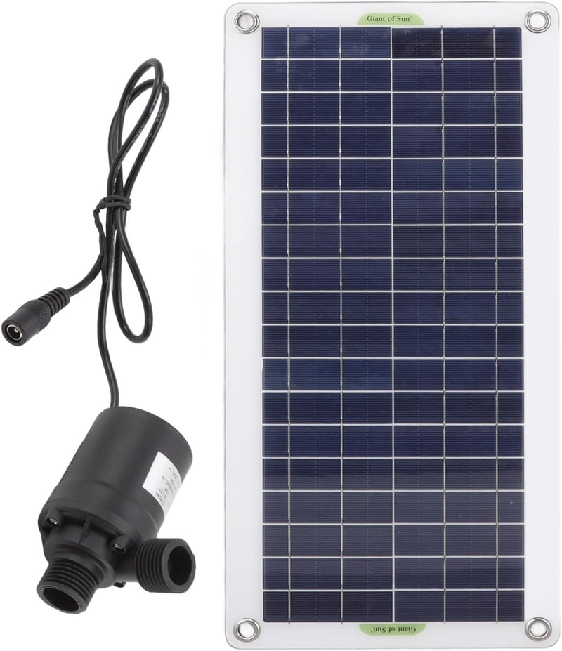 banapoy 30W 800L/h Napelemes Kerti Szökőkút Pumpa Halastóhoz Madárfürdőhöz