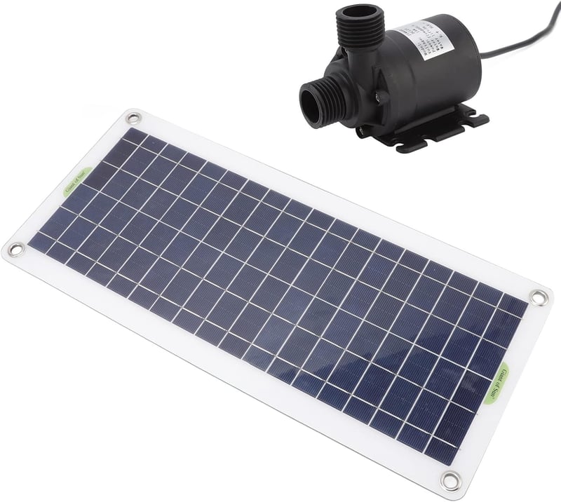 banapoy 30W 800L/h Napelemes Kerti Szökőkút Pumpa Halastóhoz Madárfürdőhöz