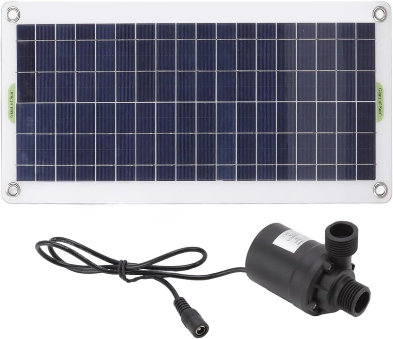 banapoy 30W 800L/h Napelemes Kerti Szökőkút Pumpa Halastóhoz Madárfürdőhöz
