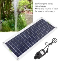 banapoy 30W 800L/h Napelemes Kerti Szökőkút Pumpa Halastóhoz Madárfürdőhöz 3