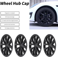 banapoy 4 db 18 hüvelyk kerékabroncs fedél Tesla Model S Plaid stílusú felni borítás 5