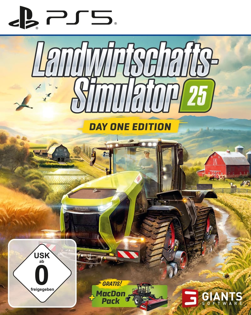 Bandai Namco Farming Simulator 25 Day One Edition PS5 hra - Simulátor poľnohospodárstva 25 PlayStation 5