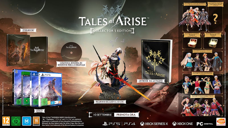 Bandai Namco Tales of Arise Collector's Edition – zberateľská edícia pre PlayStation 5